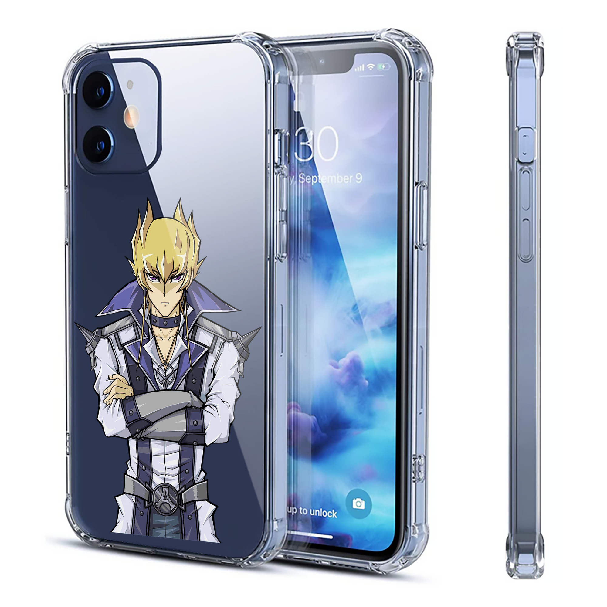 （画像用） 遊☆戯☆王 Yu-Gi-Oh! 【iPhone 12シリーズ対応】透明スマホケース（クリアソフトケース）